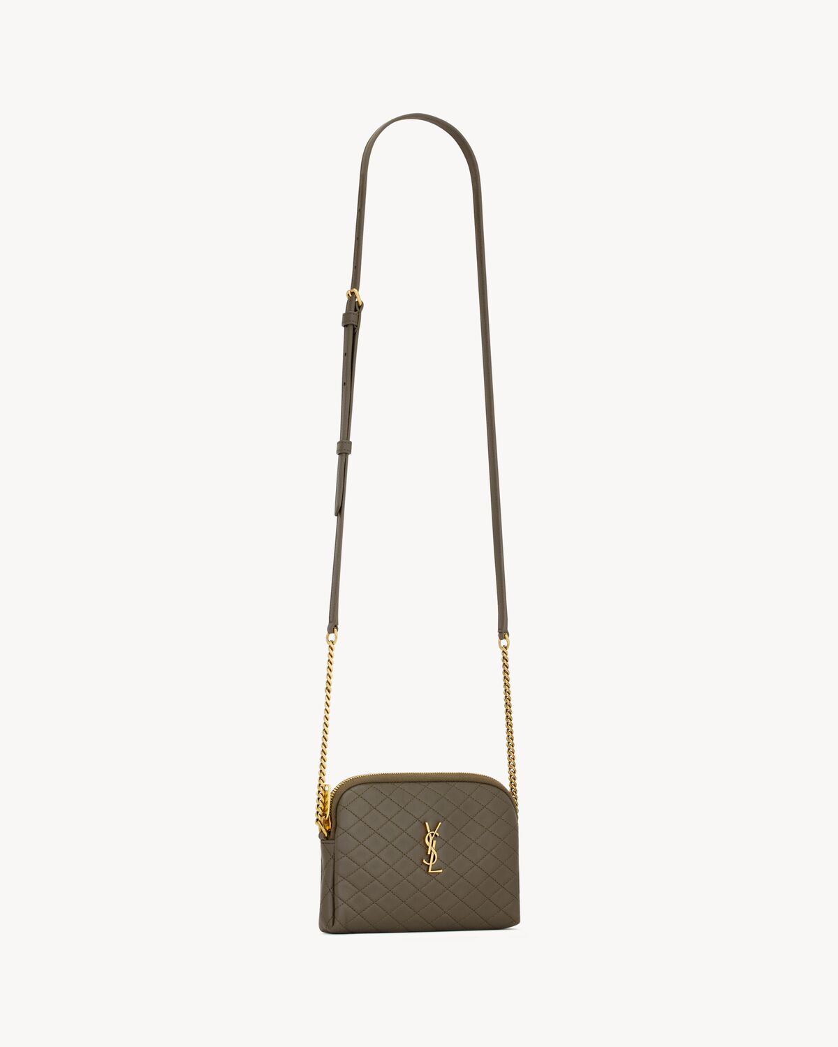 YSL Gaby Zipped Pouch in Quilted Lambskin - Image 2